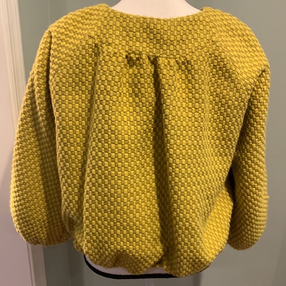 Anthropology leifsdottir textured balloon blazer jacket size 10 - Picture 5 of 9